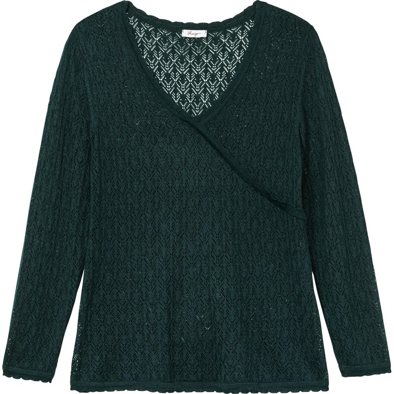 SHEEGO Sveter tmavozelená 58423153