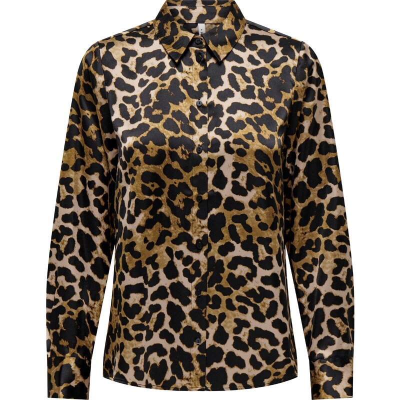 ONLY Blúzka ONLElma svetlobéžová / tmavobéžová / čierna 58393740