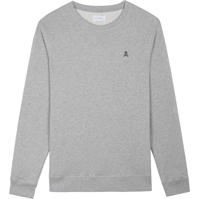 Scalpers Mikina sivá melírovaná 54226675