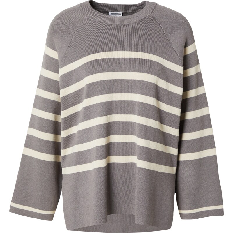 Noisy may Sveter NMFIFI krémová / sivá 63144141