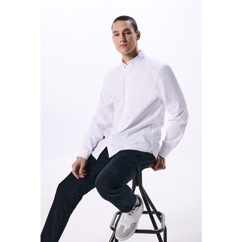 SPRINGFIELD Pánska štruktúrovaná košeľa 58394390