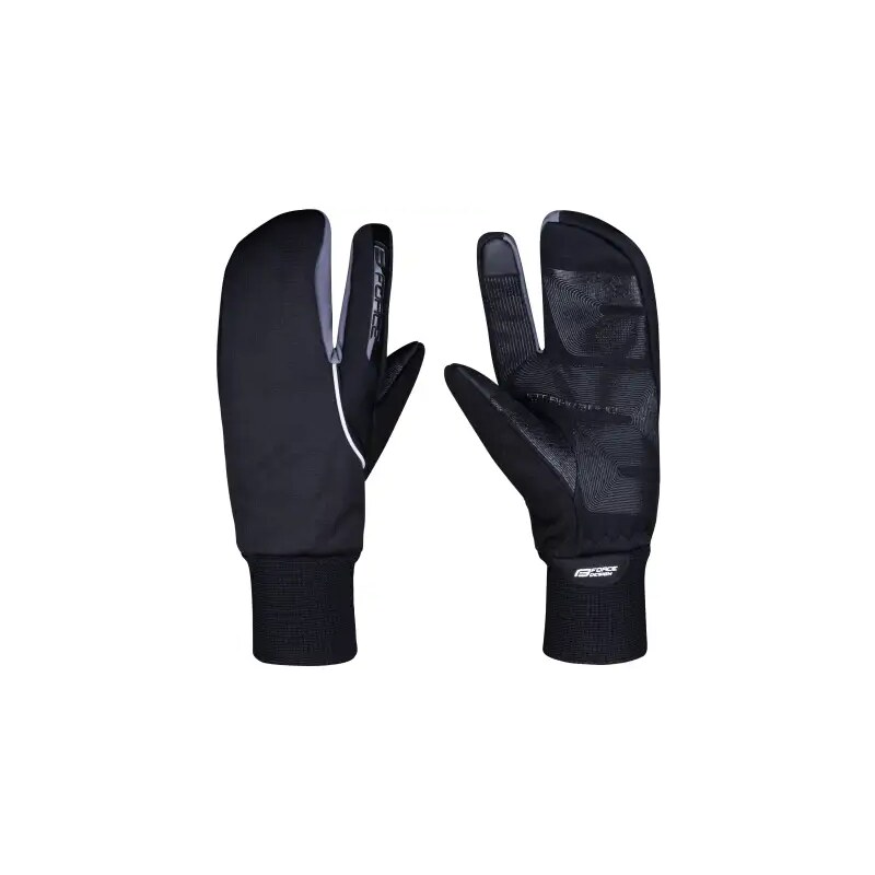 Force Hot Rak 3 Prezimné cyklistické rukavice čierna vel. S 58403424