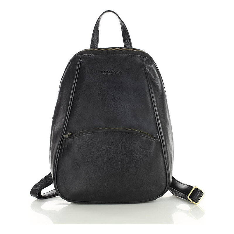 MARCO MAZZINI Elegantný dámsky kožený batoh mestský minimalizmus | 58401119