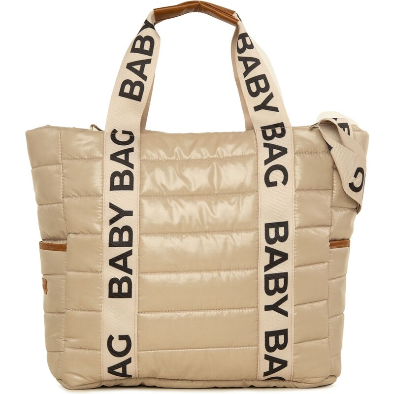 Bagmori Prebaľovacia taška svetlohnedá / čierna 58403475