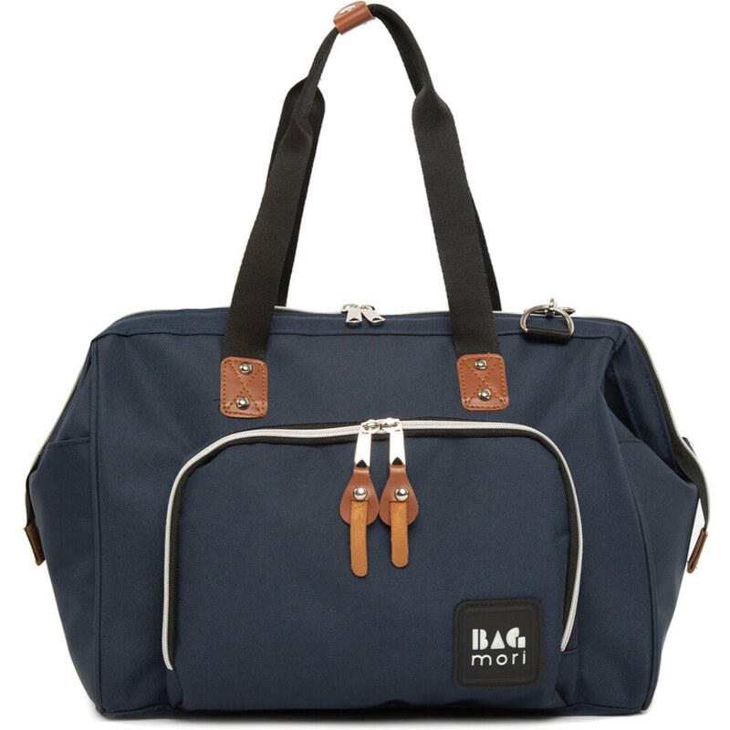 Bagmori Prebaľovacia taška tmavomodrá / hnedá / čierna / biela 58403512