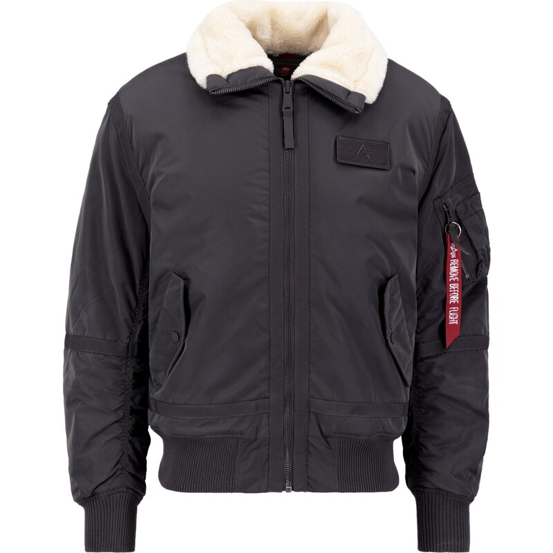 ALPHA INDUSTRIES Zimná bunda svetlobéžová / červená / čierna 58403663