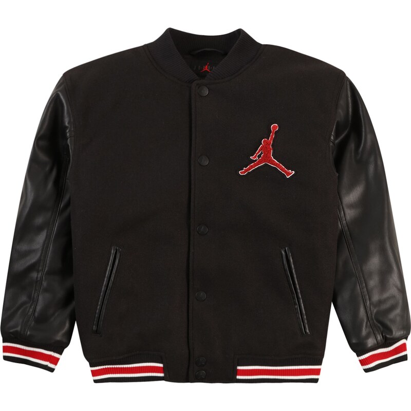 Jordan Prechodná bunda červená / čierna / biela 58436260