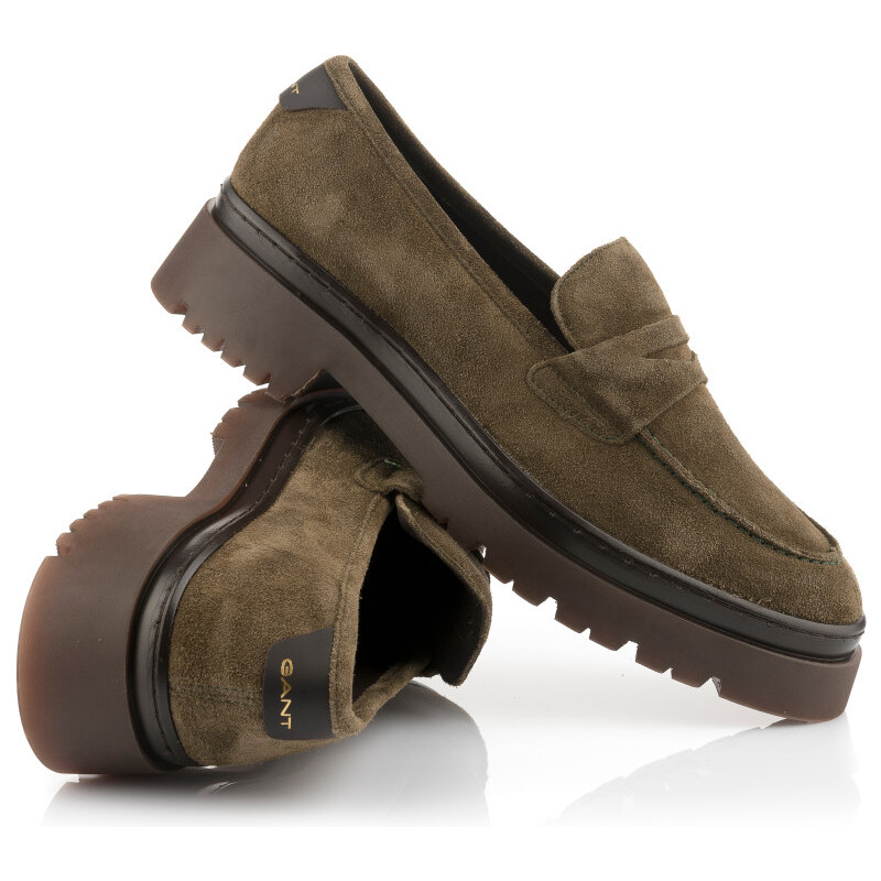 MOKASÍNY GANT ALIGREY DARK OLIVE 62550429