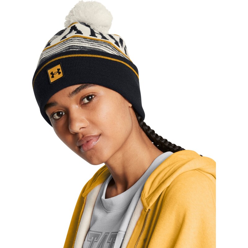 UNDER ARMOUR M Halftime Pom Beanie WHT 58403337