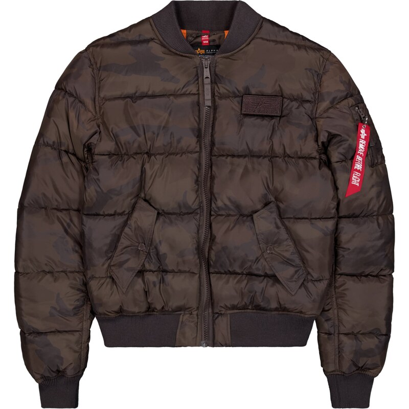 ALPHA INDUSTRIES Prechodná bunda Camo tmavozelená 58403644