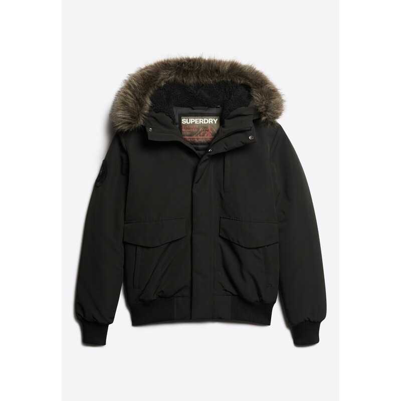 Superdry & Co Zimná bunda Everest hnedá / čierna 68324330