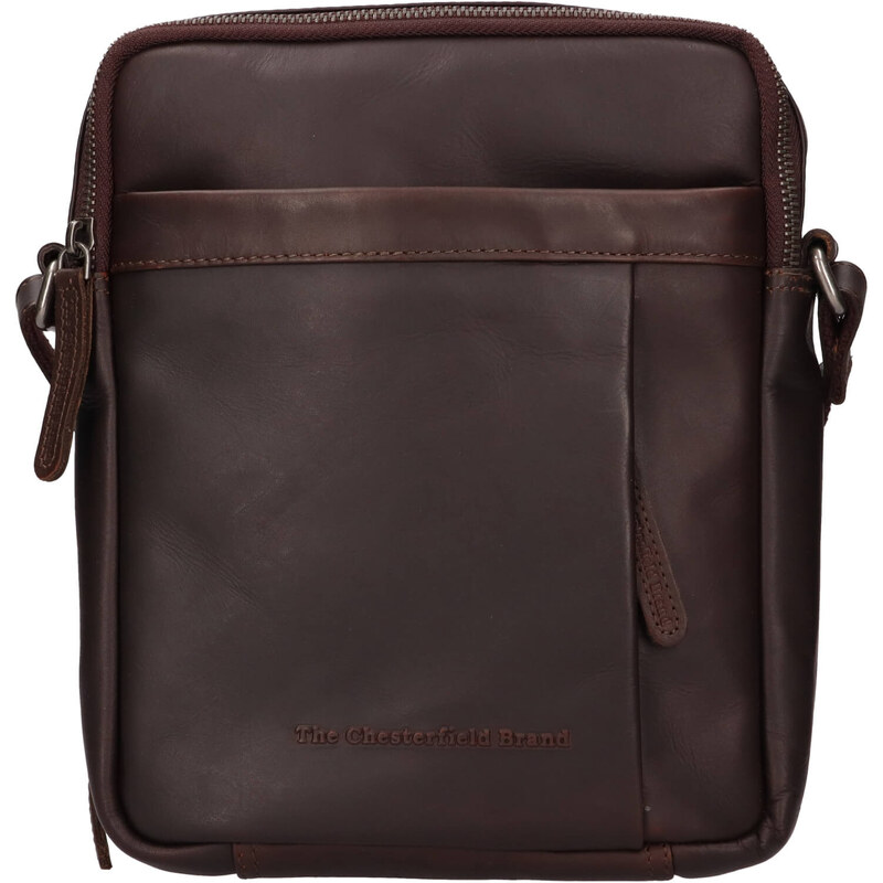 Pánska kožená taška cez rameno The Chesterfield Brand Loyd - hnedá 58430273