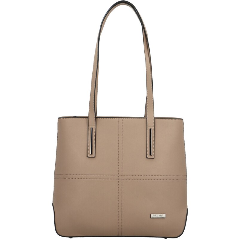 Dámska kabelka na rameno taupe - Delami Glimmer taupe 58447710