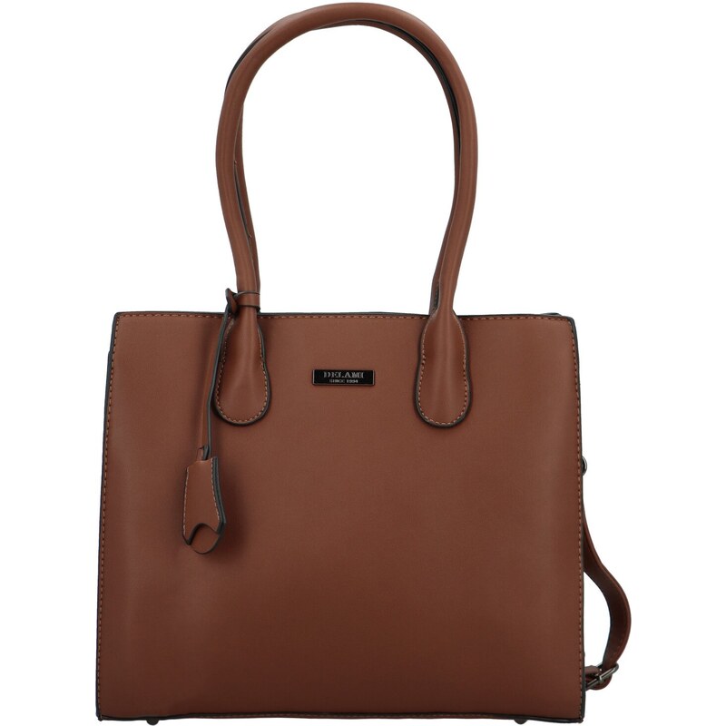 Dámska kabelka do ruky coffee - Delami Bella Vita coffee 58447705