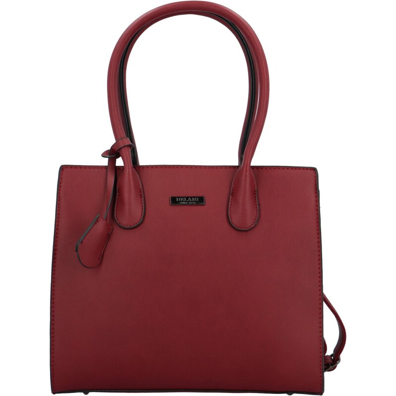 Dámska kabelka do ruky vínová - Delami Bella Vita vínová 58447701