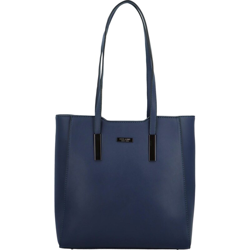 Dámska kabelka na rameno tmavo modrá - Delami Luxe Charm tmavo modra 58447731