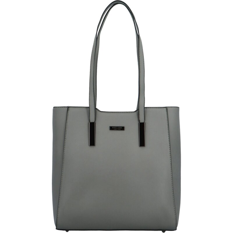 Dámska kabelka na rameno šedá - Delami Luxe Charm šedá 58447726