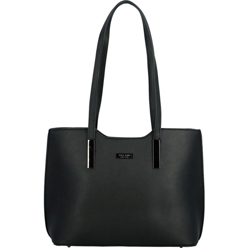 Dámska kabelka na rameno čierna - Delami Velvet Aura čierna 58473296