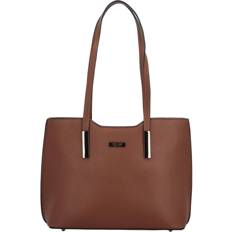 Dámska kabelka na rameno coffee - Delami Velvet Aura coffee 58473294