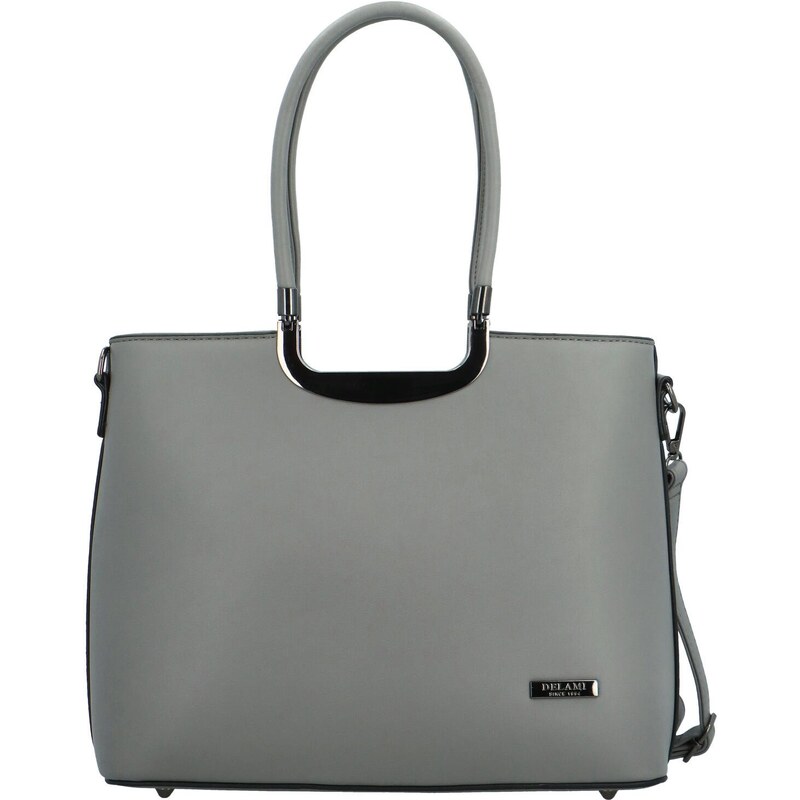 Dámska kabelka do ruky sivá - Delami Bella Rosa šedá 58473283