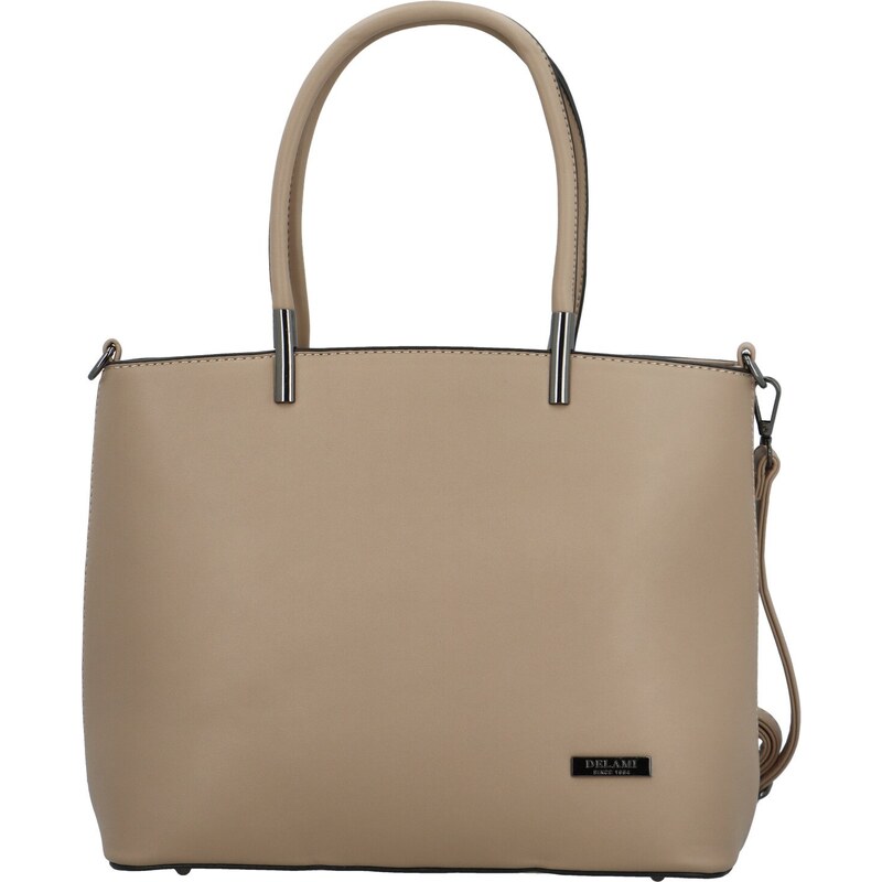 Dámska kabelka na rameno taupe - Delami Aurora taupe 61533732