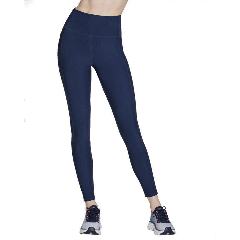 Tmavomodré dámske legíny Skechers GO Flex HW Legging LG2-NVY 58410620
