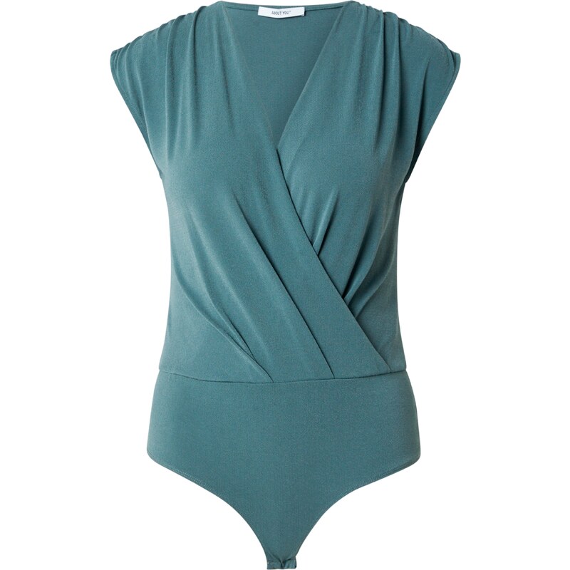 ABOUT YOU Košeľové body Stina tmavozelená 58413084
