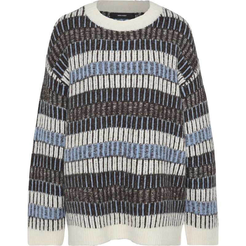 Vero Moda Tall Sveter VMTIFFANY nebielená / opálová / čierna 58490261