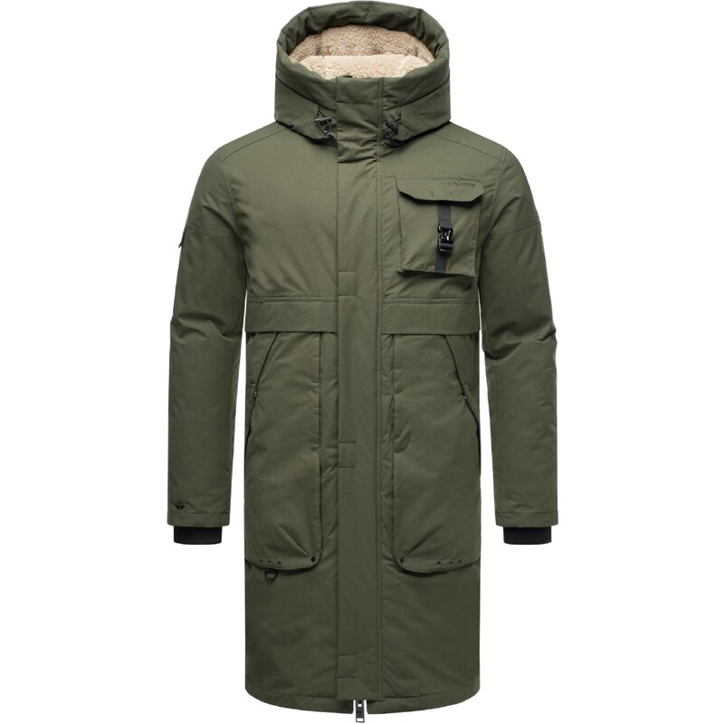 STONE HARBOUR Zimný kabát Cyriaan XX olivová 60273410
