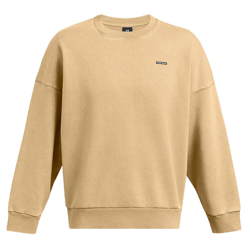 Under Armour M Icon Heavyweight Fleece Wash Oversized Crew - Pánske - 66360051