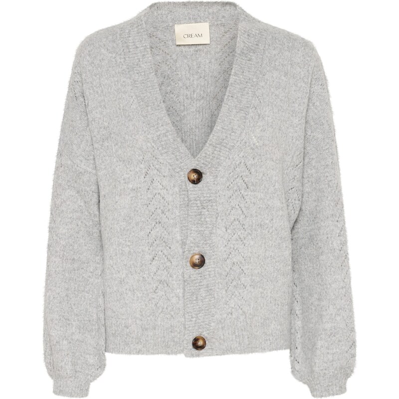 Cream Kardigán CR Holiday svetlosivá 62961117
