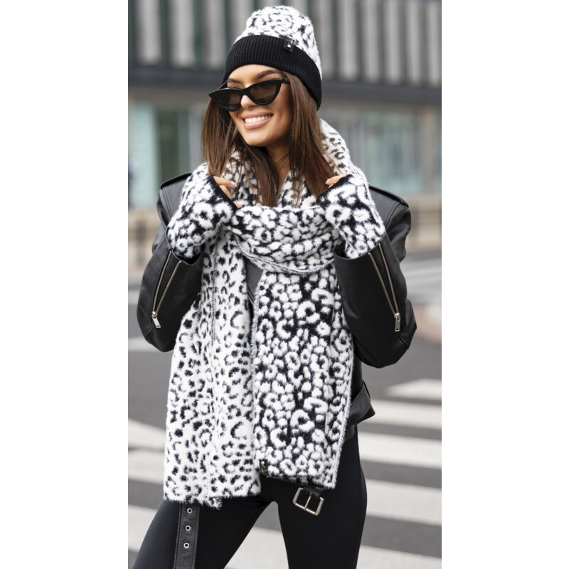 Fashionweek Súprava dámskej čiapky, šálu a rukavíc JK-VOUGE 58414972