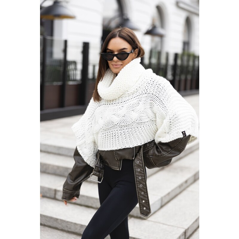 Fashionweek Pončo s rolákom ako šatka JK-SUSAN 58415757