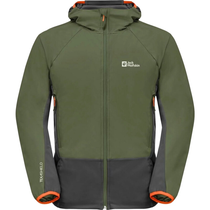 Tmavozelená pánska bunda Jack Wolfskin Eagle Peak II Jkt M 1306912 58415360