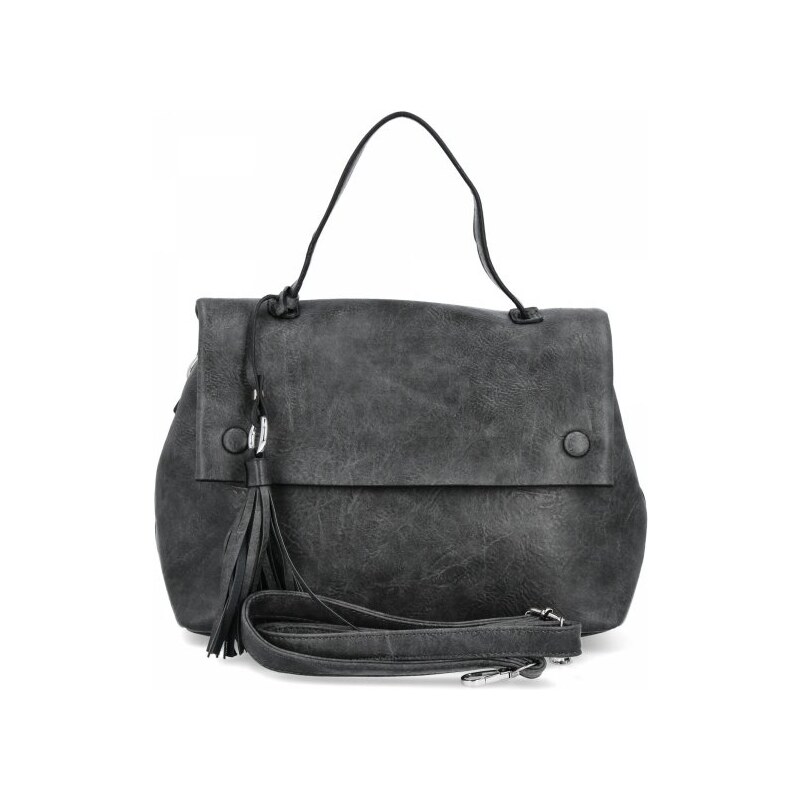 Dámská kabelka listonoška Herisson šedá 18R302 58419398