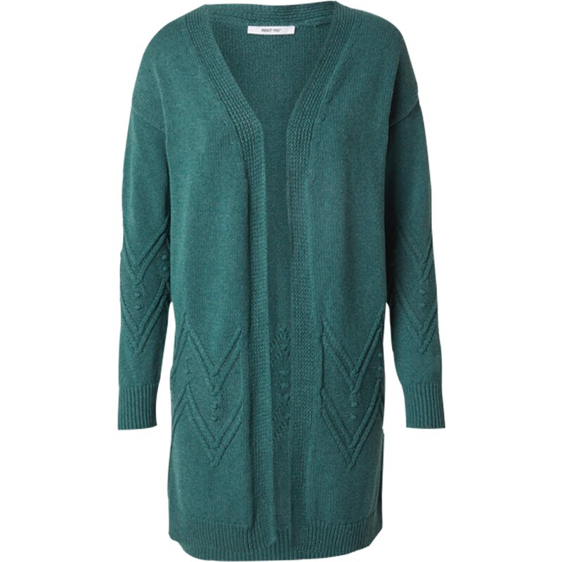 ABOUT YOU Kardigán Delphine svetlozelená 58425303