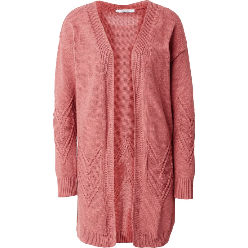 ABOUT YOU Kardigán Delphine hnedá / rosé 58425295