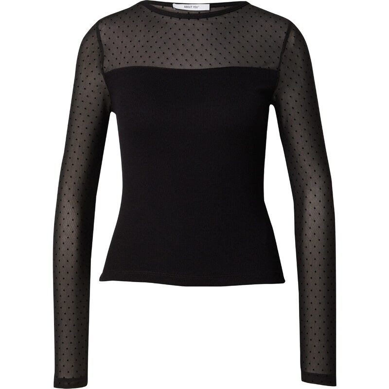 ABOUT YOU Tričko Stina čierna 58423354