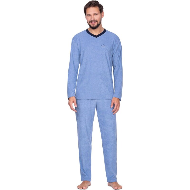 REGINA Pánske pyžamo 592 light blue plus 58425164