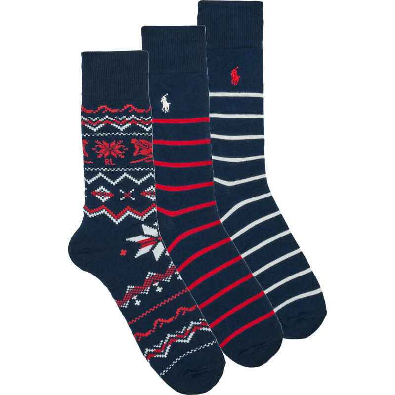 Polo Ralph Lauren Vysoké ponožky DOWNHILL SKR-CREW SOCK-GIFT BOX Polo 58430143