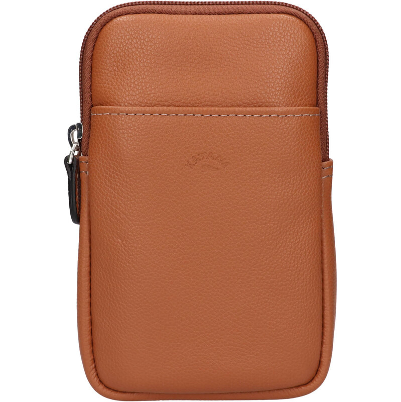 Dámska kožená kabelka na mobil a doklady Katana Anastesa - koňak 58430260