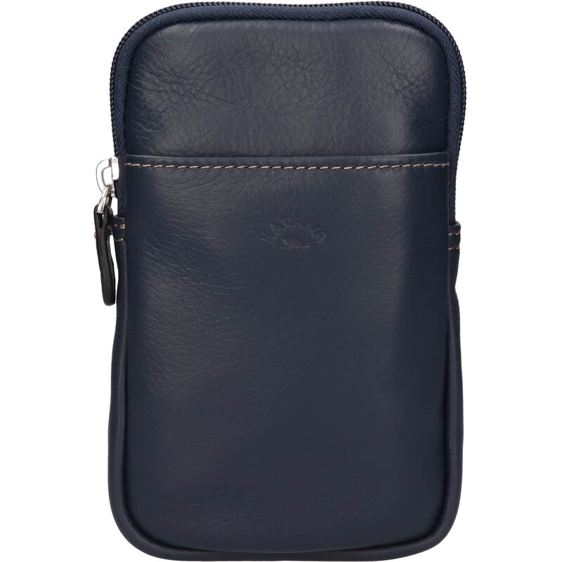 Dámska kožená kabelka na mobil a doklady Katana Anastesa - tmavo modrá 58430263