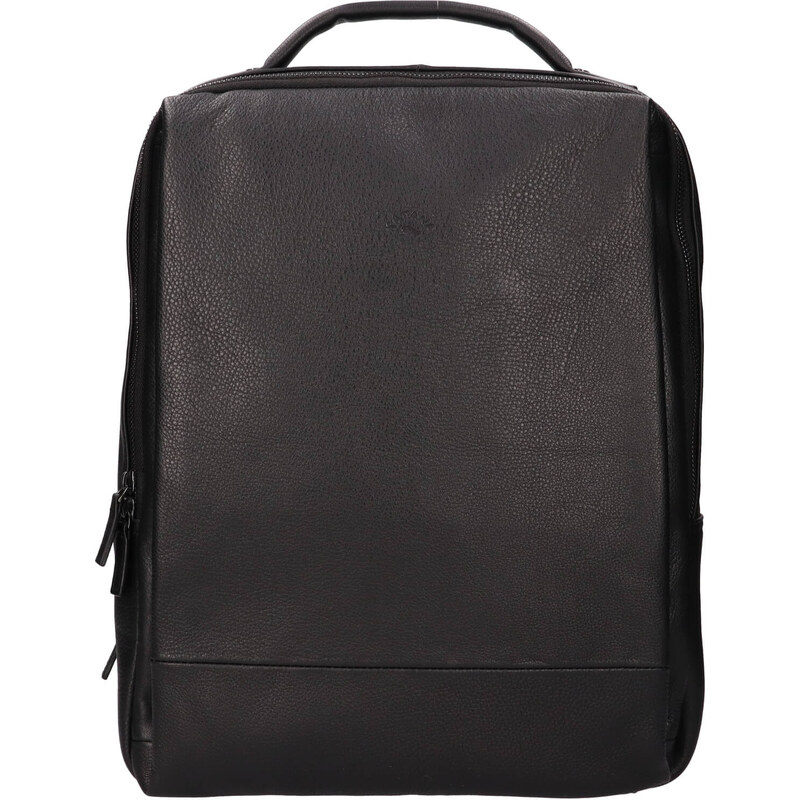 Pánsky kožený batoh na notebook Katana Lens - čierna 58430278