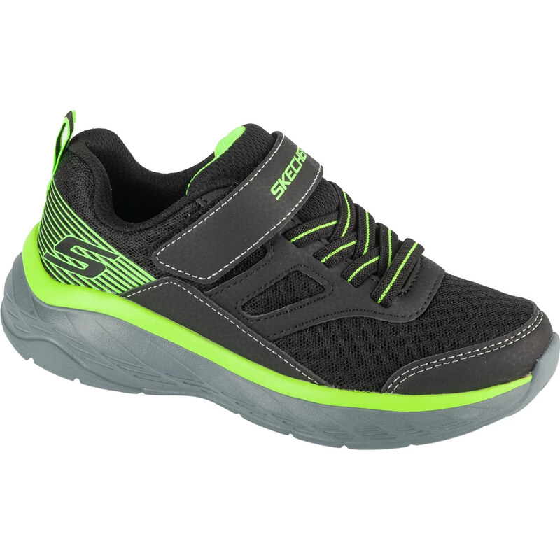 Čierno-zelené detské tenisky Skechers Boundless 403718L-BKLM 58431499