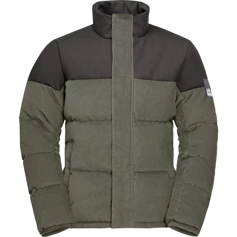 Tmavozelená pánska zimná bunda Jack Wolfskin Nature Corduroy Jkt M 58431523