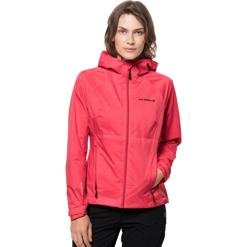 Malinová dámska športová bunda Jack Wolfskin Tasman 2l Jkt W 1114971 58431533