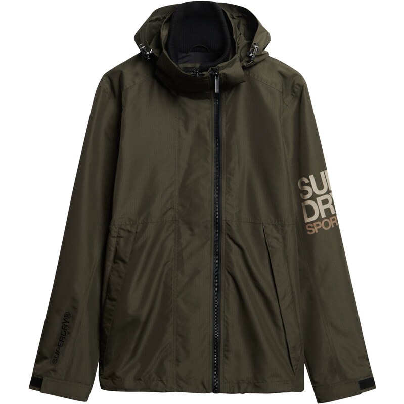 Superdry & Co Prechodná bunda YACHTER béžová / tmavozelená 65576917