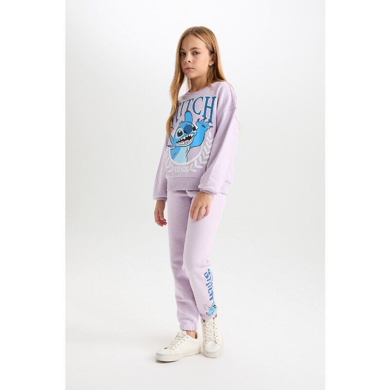 DEFACTO Girls Disney Lilo & Stitch Elastic Waist Standard Fit Jogger 58441069