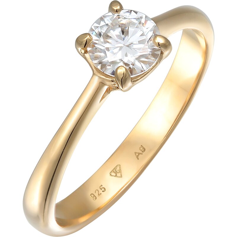 ELLI PREMIUM Prsteň zlatá / priehľadná 67266811