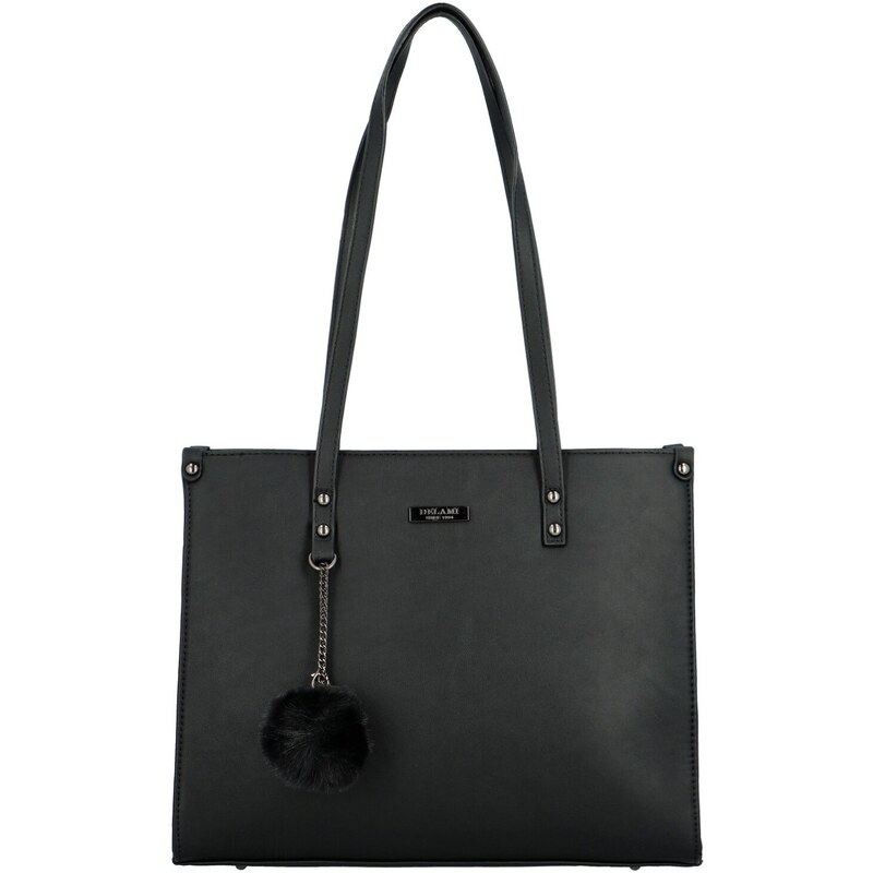 Dámska kabelka na rameno čierna - Delami Sabin čierna 58493754